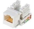 โฮมเน็ตเวิร์ค Cat6 RJ45 แจ๊คคีย์สโตน IDC CE 8P8C ปลั๊ก modular แบบ Gold Pin YH7011