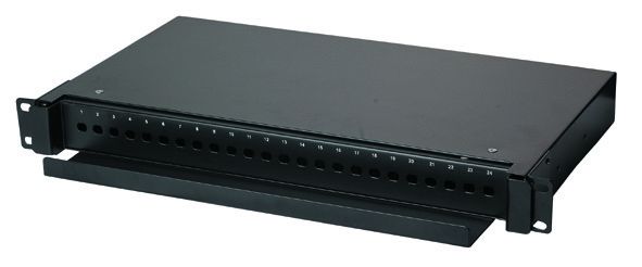 แพนลท์พลาชไฟเบอร์ระดับสูง 24 Port, LC / Duplex SC Fiber Optic Termination Box YH1005