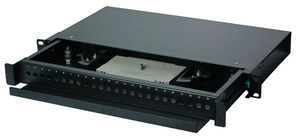 แพนลท์พลาชไฟเบอร์ระดับสูง 24 Port, LC / Duplex SC Fiber Optic Termination Box YH1005