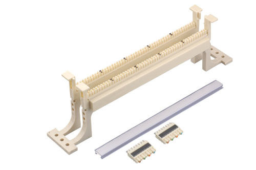 โทรศัพท์สายฐาน 100 คู่ 110 ปลาย Block Patch Panel สําหรับการสื่อสารเครือข่าย YH7036