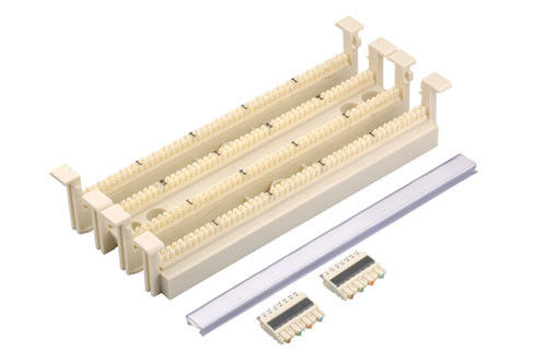 โทรศัพท์สายฐาน 100 คู่ 110 ปลาย Block Patch Panel สําหรับการสื่อสารเครือข่าย YH7036