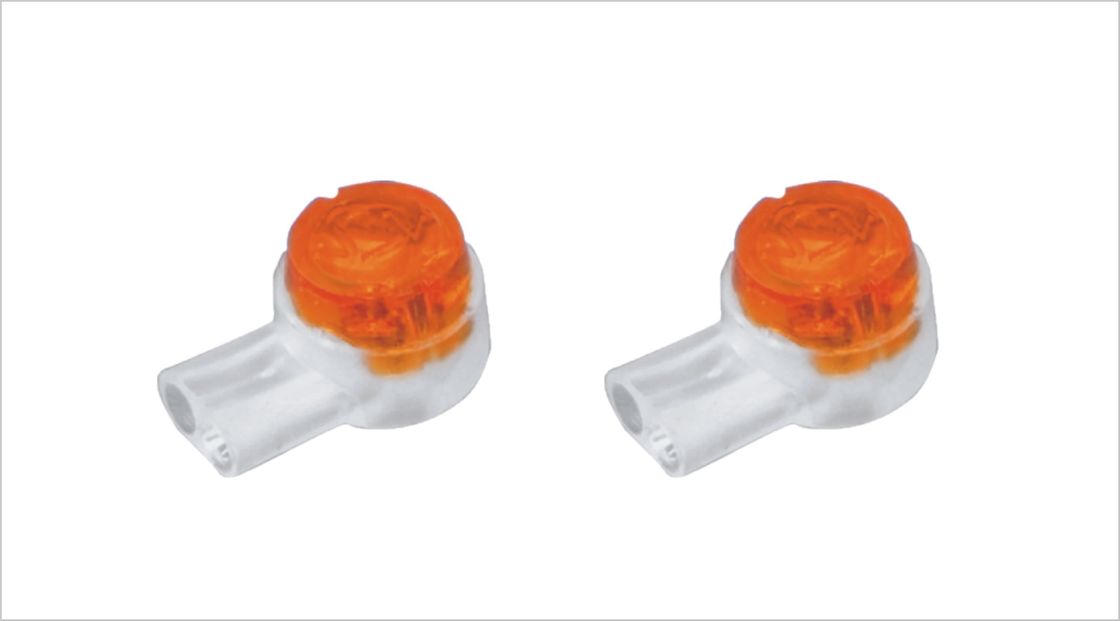 ตัวเชื่อมต่อ UY2 Wire Splice สายเชื่อมต่อแบบต่อตรงสายเชื่อมต่อสายไฟสีส้ม