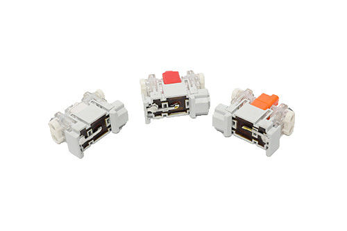 เทอร์มินัล Drop Wire Subscriber Connector เพียงแค่ใช้ Clamping Guide Rail ด้านในกล่องกระจาย