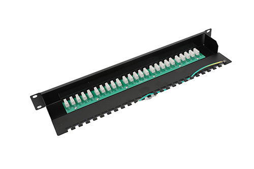 FTP UTP แผง Patch Blank, 24 Port Cat5e แผง Patch กับผู้จัดการสาย YH4020
