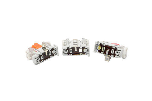 เทอร์มินัล Drop Wire Subscriber Connector เพียงแค่ใช้ Clamping Guide Rail ด้านในกล่องกระจาย