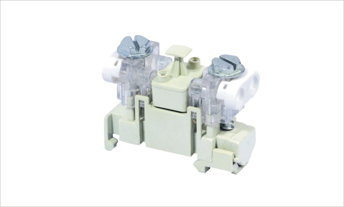 เทอร์มินัล Drop Wire Subscriber Connector เพียงแค่ใช้ Clamping Guide Rail ด้านในกล่องกระจาย