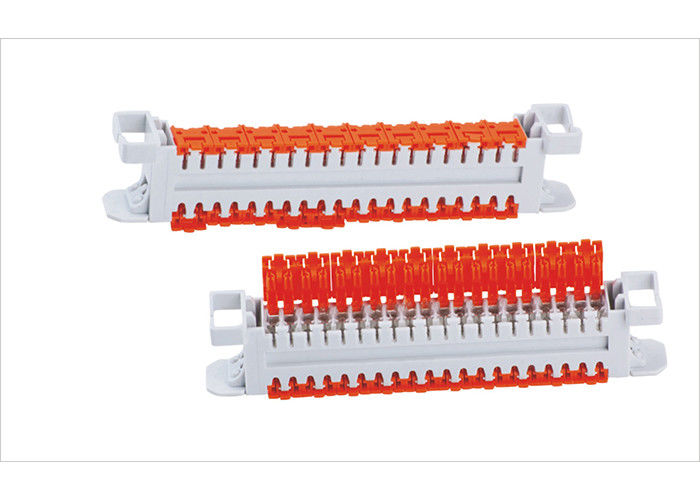 50 คู่บล็อก 2810 IDC โมดูลการเชื่อมต่อ 3M ระบบเชื่อมต่อด่วน Cat5 QCS YH2810